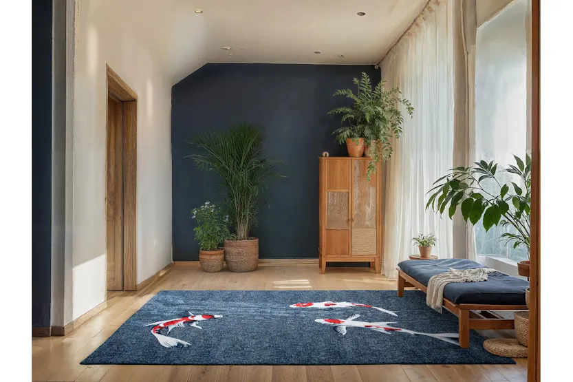 Louis De Poortere | Koi| Indoor Eco Rug | Multicolour | 200 x 280 cm Louis De Poortere | Koi| Indoor Eco Rug | Multicolour | 200 x 280 cm