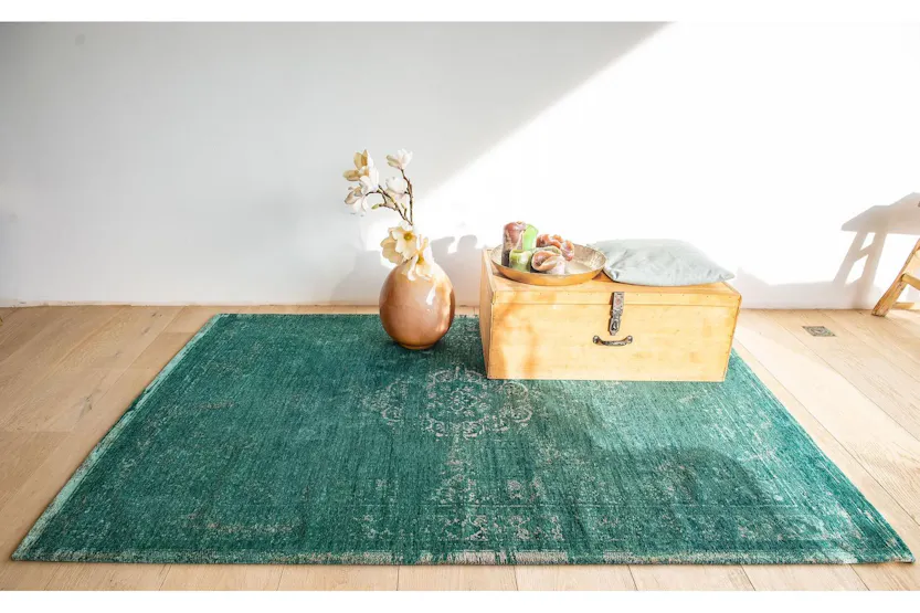 Louis De Poortere | Medallion Eco Rug | Green | 240 x 340 cm Louis De Poortere | Medallion Eco Rug | Green | 240 x 340 cm