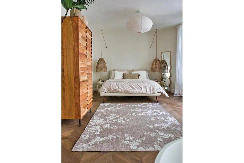 Louis De Poortere | Sakura | Indoor Eco Rug | Grey | 240 x 340 cm Louis De Poortere | Sakura | Indoor Eco Rug | Grey | 240 x 340 cm