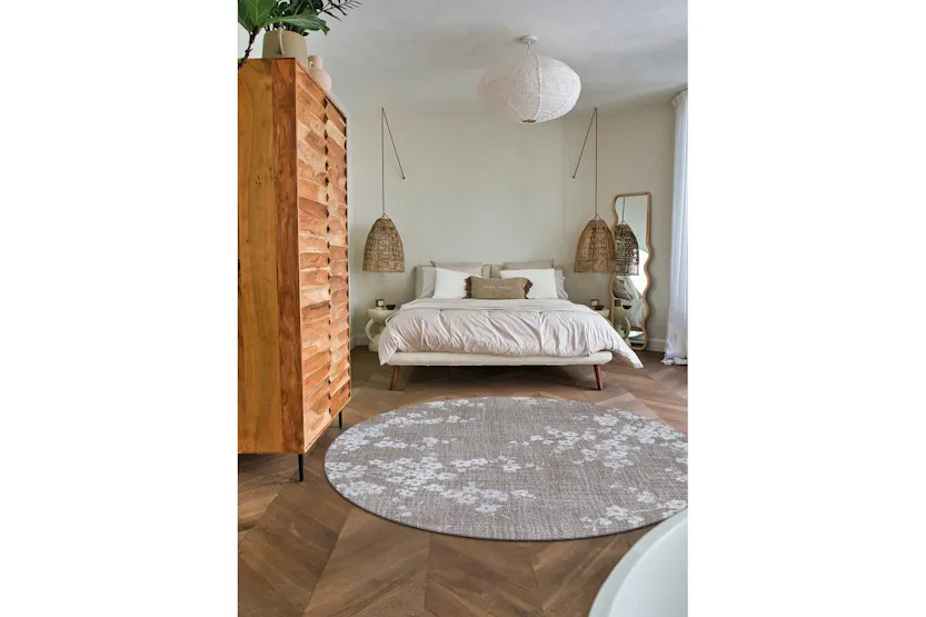 Louis De Poortere | Sakura | Indoor Eco Rug | Grey | 240 x 340 cm Louis De Poortere | Sakura | Indoor Eco Rug | Grey | 240 x 340 cm