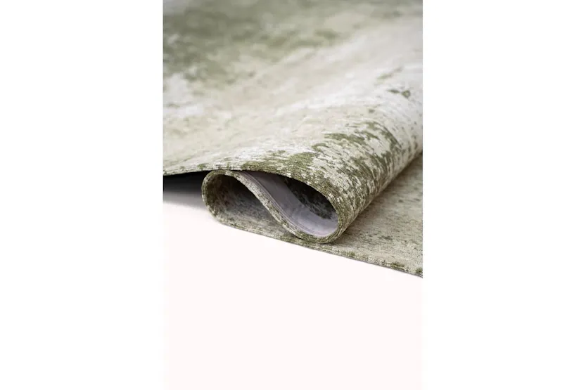 Louis De Poortere | Virgin Land Uranus Eco Rug | Green | 170 x 240 cm Louis De Poortere | Virgin Land Uranus Eco Rug | Green | 170 x 240 cm