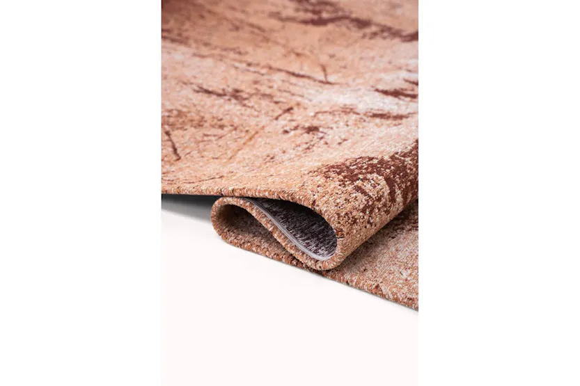 Louis De Poortere | Sol Tandoori Eco Rug | Orange | 140 x 140 cm Louis De Poortere | Sol Tandoori Eco Rug | Orange | 140 x 140 cm