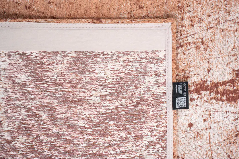Louis De Poortere | Sol Tandoori Eco Rug | Orange | 140 x 140 cm Louis De Poortere | Sol Tandoori Eco Rug | Orange | 140 x 140 cm