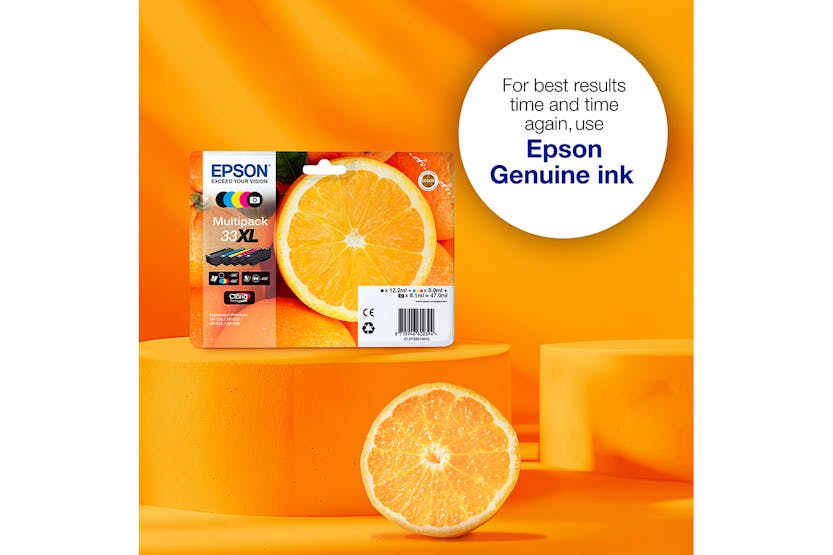 Epson 33 Oranges Single Claria Premium Ink | Black Epson 33 Oranges Single Claria Premium Ink | Black