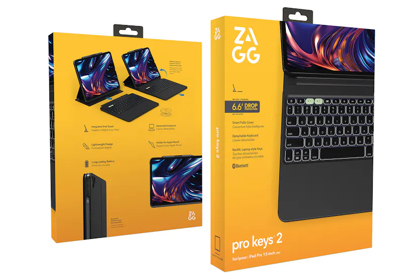 Zagg Pro Keys 2 13" iPad Pro (M4) Detachable Keyboard & Case Zagg Pro Keys 2 13" iPad Pro (M4) Detachable Keyboard & Case