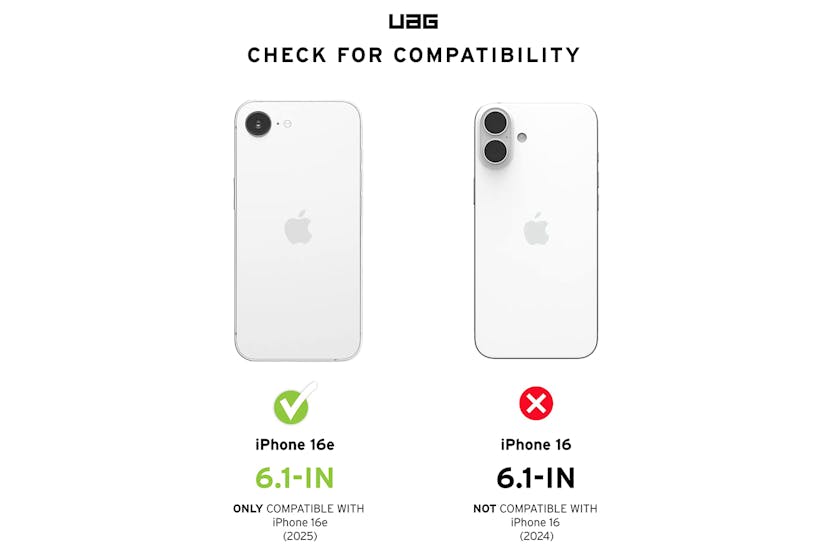 UAG Plyo for iPhone 16e Case | Ice UAG Plyo for iPhone 16e Case | Ice
