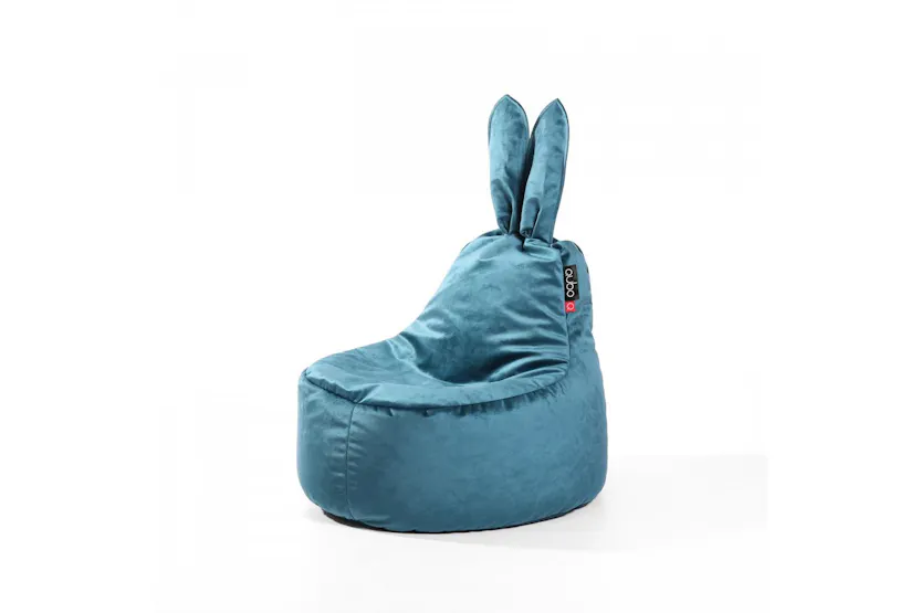 Qubo | Baby Rabbit | Fresh Fit Bean Bag | Indigo Qubo | Baby Rabbit | Fresh Fit Bean Bag | Indigo