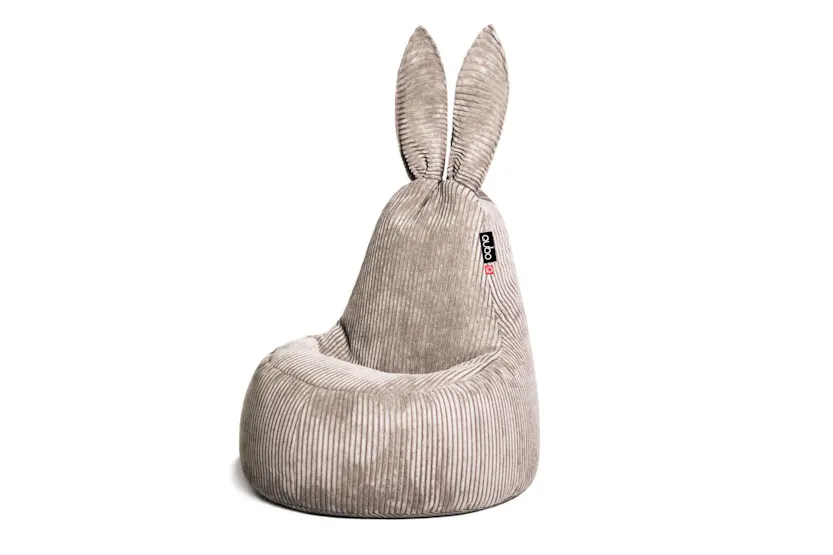 Qubo | Daddy Rabbit | Feel Fit Bean Bag | Wood Qubo | Daddy Rabbit | Feel Fit Bean Bag | Wood
