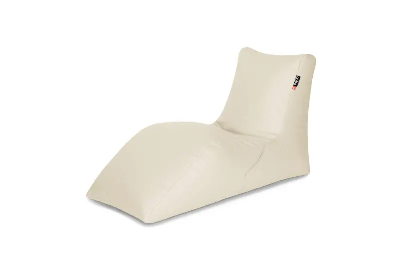 Qubo | Lounger | Soft Fit Bean Bag | Coconut Qubo | Lounger | Soft Fit Bean Bag | Coconut