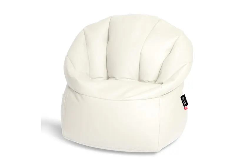 Qubo | Shell | Soft Fit Bean Bag | Coconut Qubo | Shell | Soft Fit Bean Bag | Coconut