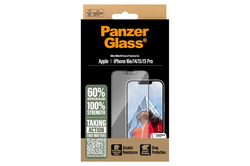 PanzerGlass iPhone 16E/14/13/13 Pro Ultra-Wide Fit Screen Protector PanzerGlass iPhone 16E/14/13/13 Pro Ultra-Wide Fit Screen Protector