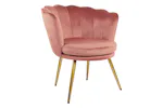 Genesis Flora Accent Chair | Petal Back Scallop | Velvet | Dusty Pink Genesis Flora Accent Chair | Petal Back Scallop | Velvet | Dusty Pink