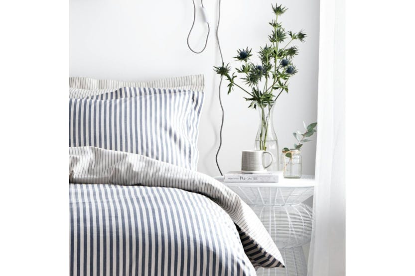 Yard | Hebden Duvet Cover Set | Navy | Double Yard | Hebden Duvet Cover Set | Navy | Double