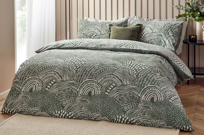 Yard | Nola Duvet Cover Set | Olive | Single Yard | Nola Duvet Cover Set | Olive | Single