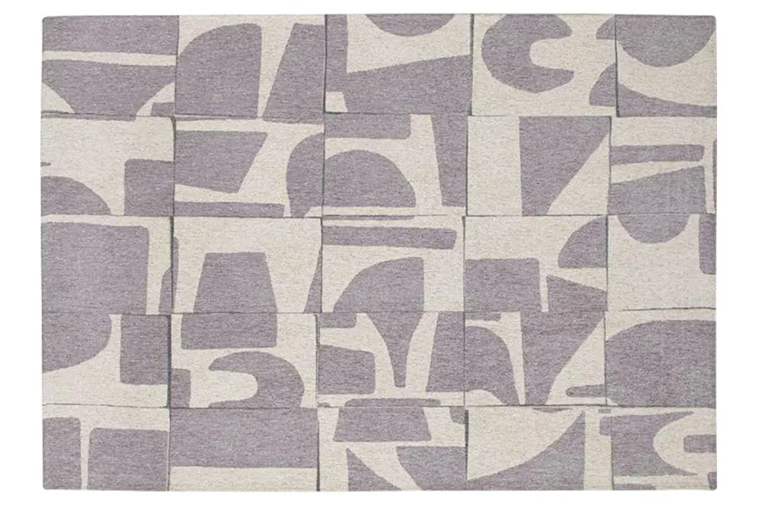 Louis De Poortere | Papercut | Indoor Eco Rug | Beige/Grey | 140 x 200 cm Louis De Poortere | Papercut | Indoor Eco Rug | Beige/Grey | 140 x 200 cm