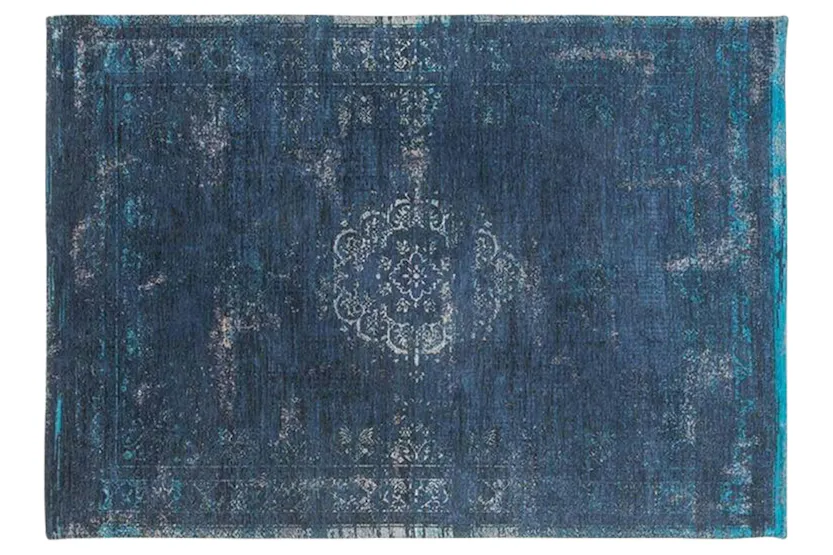 Louis De Poortere | Medallion Eco Rug | Blue | 200 x 280 cm Louis De Poortere | Medallion Eco Rug | Blue | 200 x 280 cm