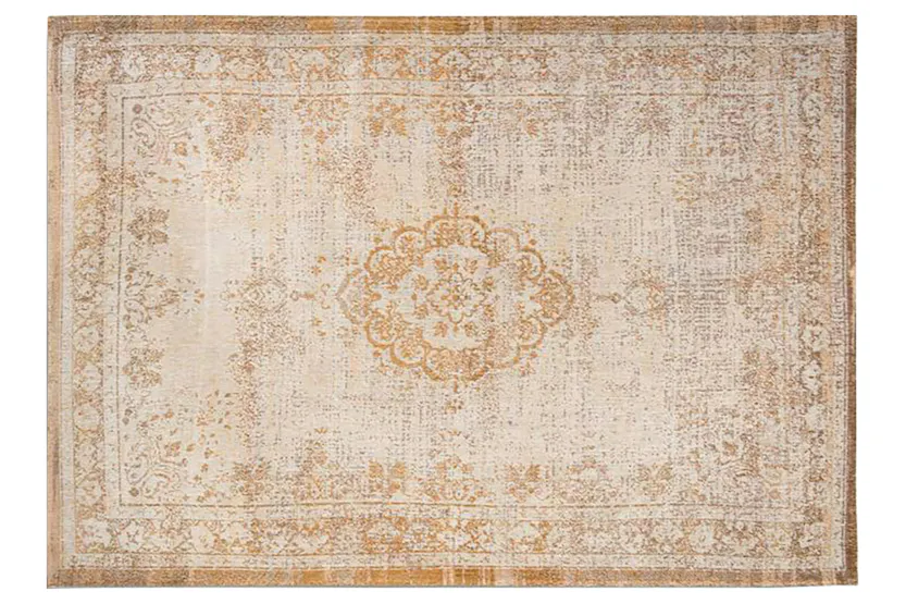 Louis De Poortere | Medallion Eco Rug | Yellow | 140 x 200 cm Louis De Poortere | Medallion Eco Rug | Yellow | 140 x 200 cm