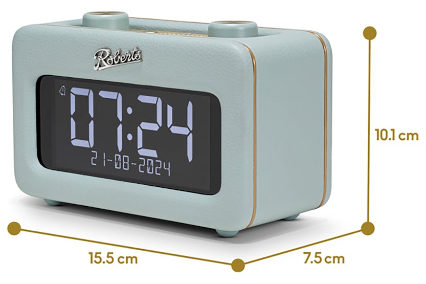Roberts Revival Rest Clock Radio | Duck egg Roberts Revival Rest Clock Radio | Duck egg