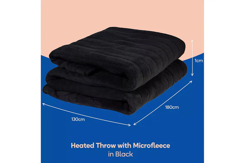 Russell Hobbs Electric Throw | Black | RHHT1004BLA Russell Hobbs Electric Throw | Black | RHHT1004BLA