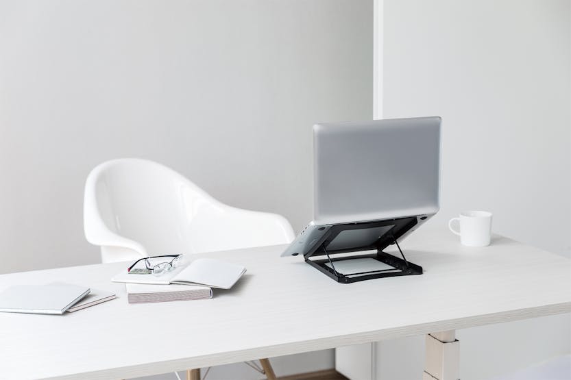 Digitus Foldable Steel Mobile Laptop Stand | Black Digitus Foldable Steel Mobile Laptop Stand | Black