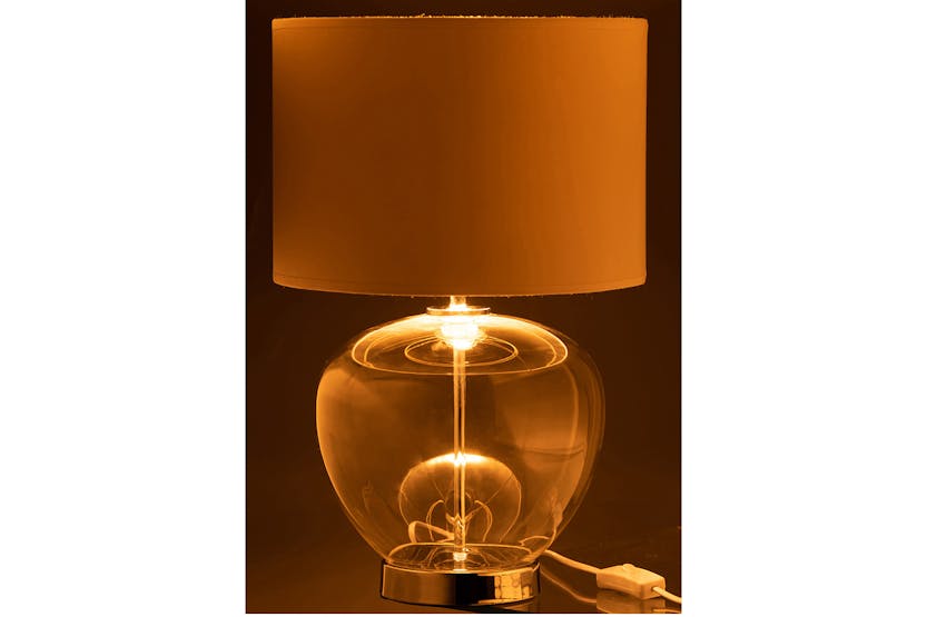 Glass Table Lamp | Transparent Glass Table Lamp | Transparent