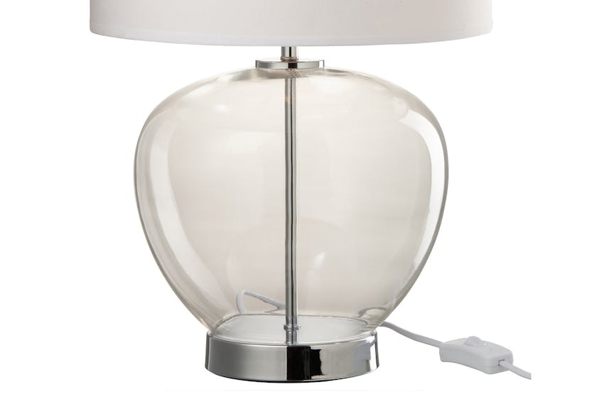 Glass Table Lamp | Transparent Glass Table Lamp | Transparent