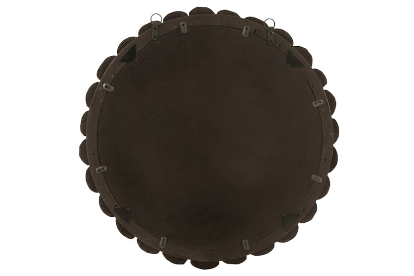 Round Wall Hanging Mirror | Black | 80 cm Round Wall Hanging Mirror | Black | 80 cm