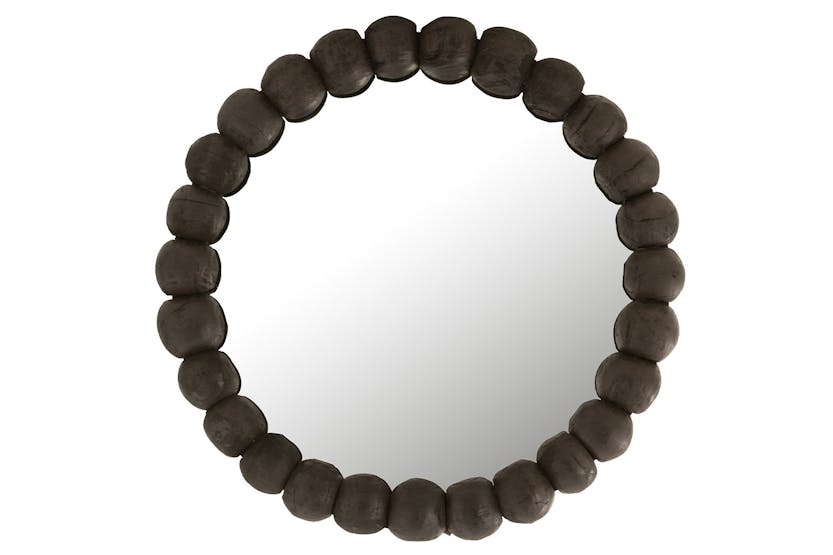 Round Wall Hanging Mirror | Black | 80 cm Round Wall Hanging Mirror | Black | 80 cm