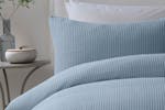 Serene | Lindly Waffle Duvet Cover Set | Blue | King Serene | Lindly Waffle Duvet Cover Set | Blue | King