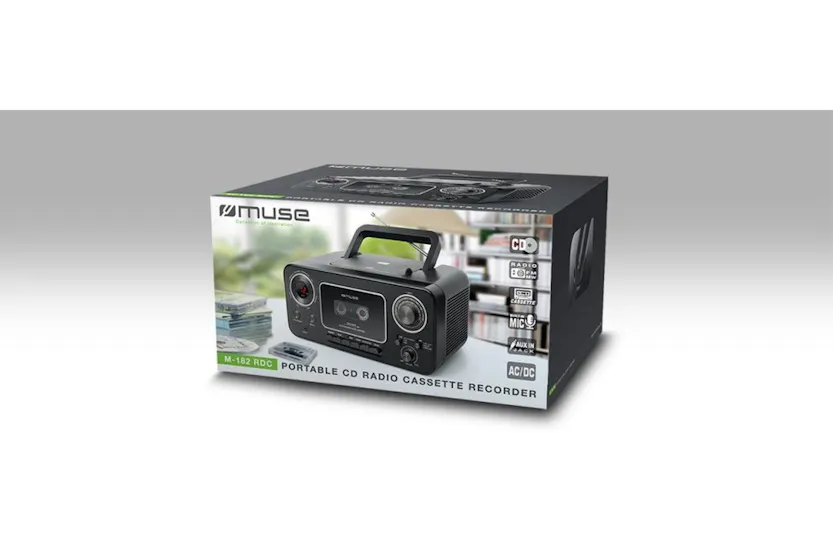 Muse | Stereo Radio CD Cassette | M-182RDC Muse | Stereo Radio CD Cassette | M-182RDC