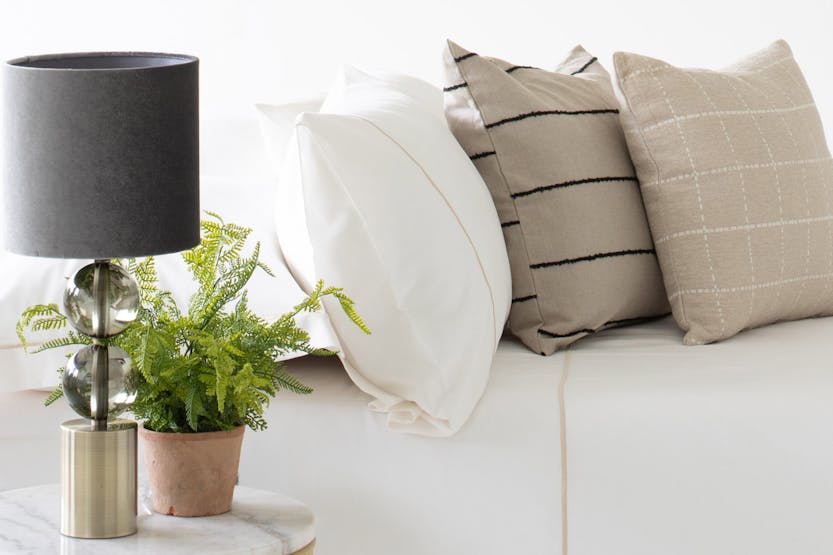 The Linen Room | Melissa Duvet Cover Set | Biscuit | Double The Linen Room | Melissa Duvet Cover Set | Biscuit | Double