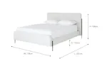 Arnold Bed Frame | King | 5ft | Oatmeal Arnold Bed Frame | King | 5ft | Oatmeal