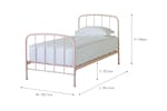 Dillon Bed Frame | Small Double | 4ft | Blush Dillon Bed Frame | Small Double | 4ft | Blush