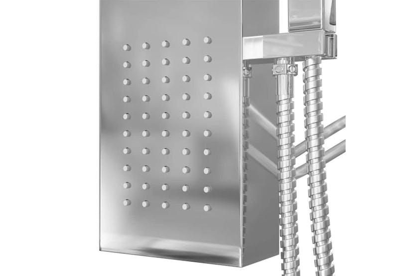 vidaXL 151414 Shower Panel System Stainless Steel Square vidaXL 151414 Shower Panel System Stainless Steel Square