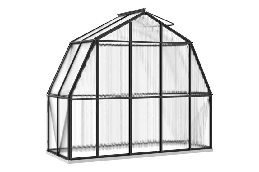 vidaXL Greenhouse With Base Frame Anthracite 3.3 M2 Aluminium vidaXL Greenhouse With Base Frame Anthracite 3.3 M2 Aluminium