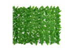 vidaXL 315501 Balcony Screen With Green Leaves 500x100cm vidaXL 315501 Balcony Screen With Green Leaves 500x100cm
