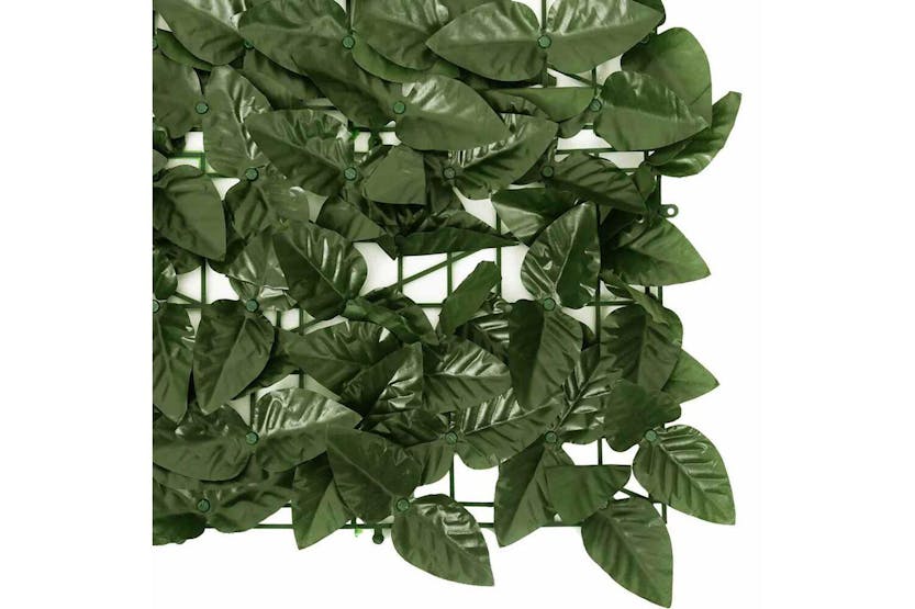 vidaXL 315487 Balcony Screen With Dark Green Leaves 300x100cm vidaXL 315487 Balcony Screen With Dark Green Leaves 300x100cm