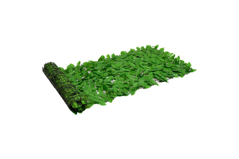 vidaXL 315498 Balcony Screen With Green Leaves 600x75cm vidaXL 315498 Balcony Screen With Green Leaves 600x75cm
