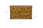 Galveston Dresser | 7 Drawer | Natural Galveston Dresser | 7 Drawer | Natural