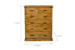 Galveston Chest Of Drawer | 6 Drawer | Natural Galveston Chest Of Drawer | 6 Drawer | Natural