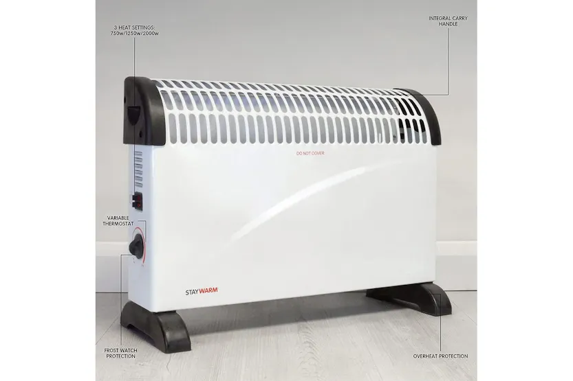 Staywarm | 2000w Convector Heater | White Staywarm | 2000w Convector Heater | White