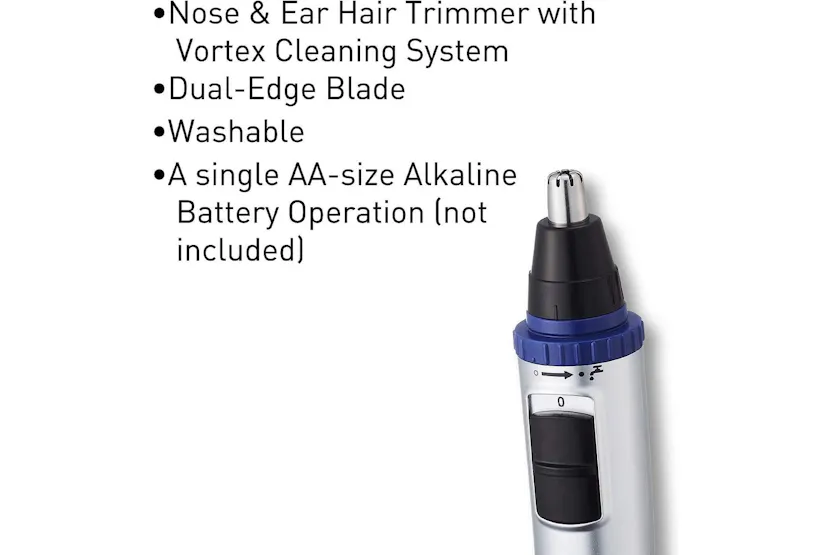 Panasonic | Wet/dry Nose & Ear Trimmer | Stainless Steel Panasonic | Wet/dry Nose & Ear Trimmer | Stainless Steel