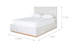 Ellie Bed Frame | Super King | 6ft | Oatmeal Ellie Bed Frame | Super King | 6ft | Oatmeal