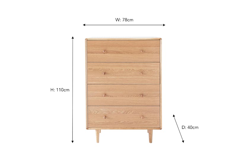 Foster Chest Of Drawer | 4 Drawer Foster Chest Of Drawer | 4 Drawer