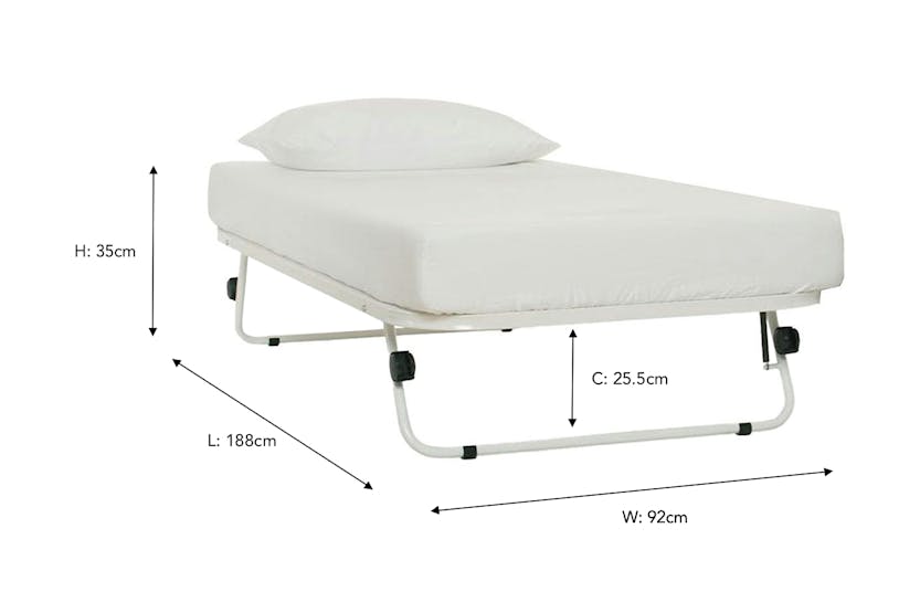 Kathrine Trundle Guest Bed | White Kathrine Trundle Guest Bed | White