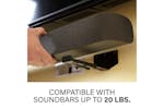 Sanus Accents Soundbar Mount | Black | ASBWM1-B1 Sanus Accents Soundbar Mount | Black | ASBWM1-B1