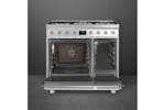 Smeg 90cm Symphony Classic Range Cooker with Gas Hob | C92GMX2 Smeg 90cm Symphony Classic Range Cooker with Gas Hob | C92GMX2