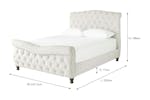Shelbourne Bed Frame | Double | 4ft6 | Oat Shelbourne Bed Frame | Double | 4ft6 | Oat
