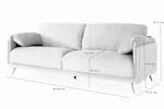 Moby 3 Seater Sofa | Grey Moby 3 Seater Sofa | Grey