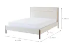 Bella Bed Frame | Super King | 6ft | Cream Bella Bed Frame | Super King | 6ft | Cream